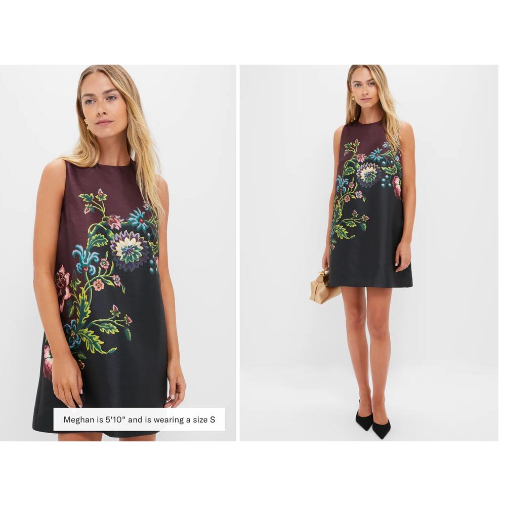 Tuckernuck Midnight Moonflower Marlowe Dress NEW Size Small